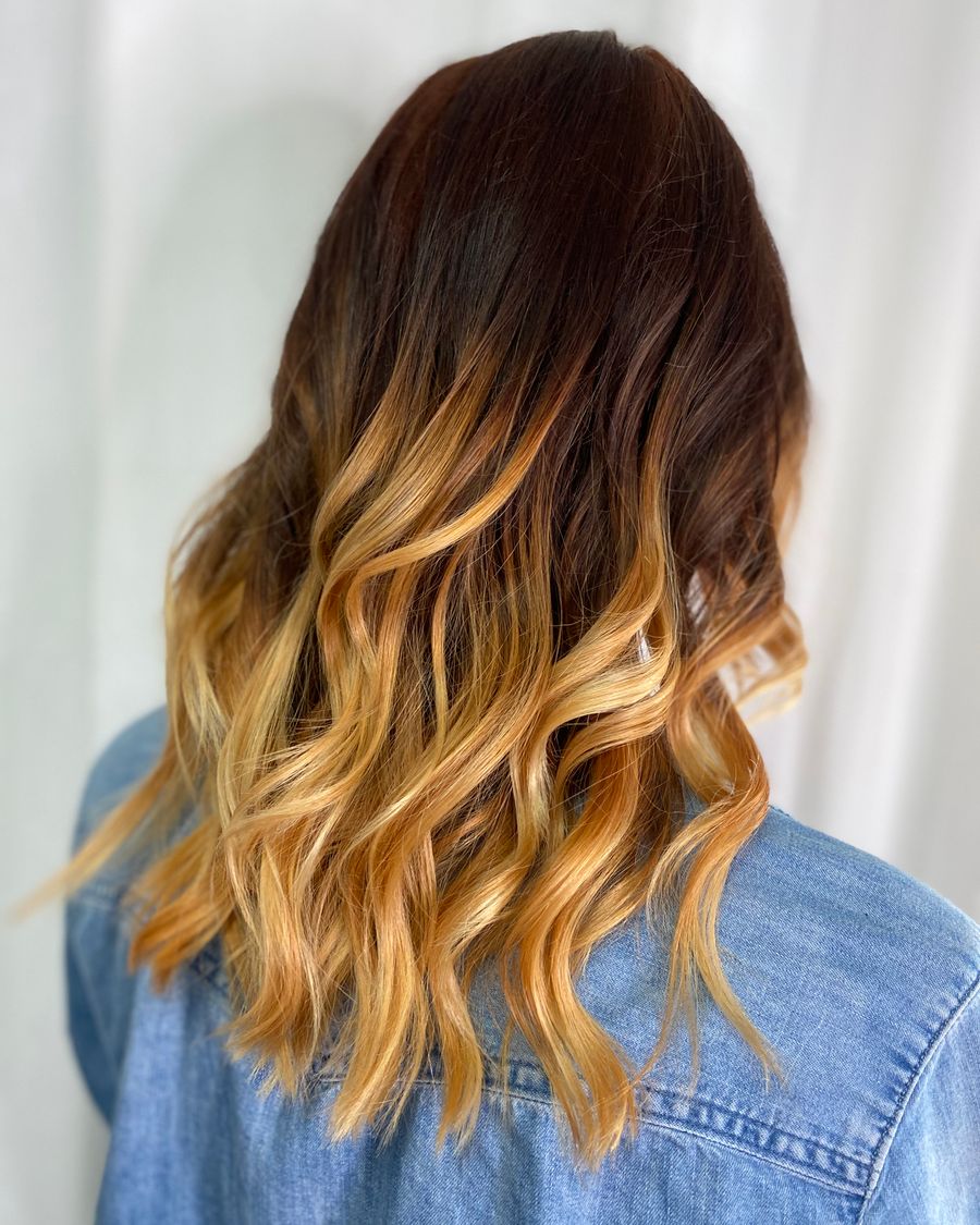 Color Look: natürlicher Ombré-Verlauf