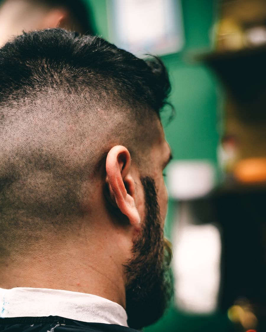 Look: Herren, texturierter Fade